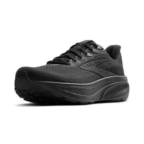 Brooks Men’s Ghost 17 Neutral Running Shoe - Black/Black/Ebony - 10.5 Medium