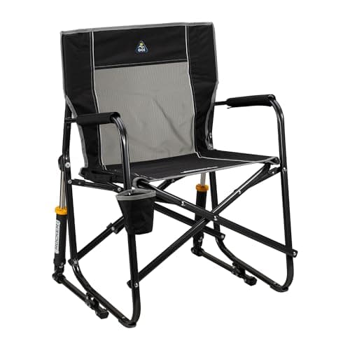 GCI Outdoor Freestyle Rocker Outdoor Rocking Chair with Beverage Holder