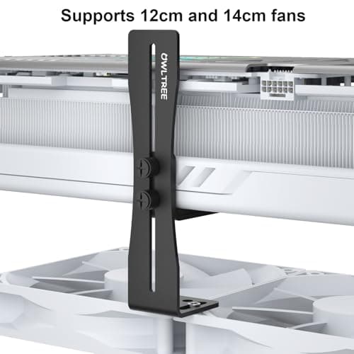 OwlTree GPU Support Bracket Graphics Card Stand Holder GPU Sag Bracket Supprt Fans 12cm and 14cm Fans (0.24 to 4.92 inch) — view 4