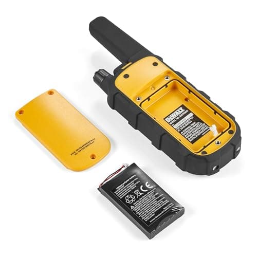 Dewalt Walkie Talkie 2 Way Radio - Pair of Portable Compact Waterproof Medium Range 22-Channel FRS/GMRS 2-Way Radios DXFRS800 — view 3