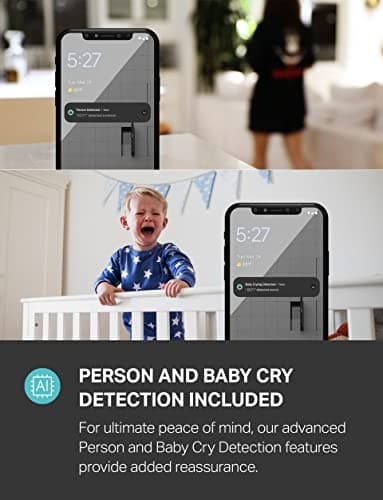 Kasa 1080p Indoor Pan/Tilt Wired Security Camera - Works as a Baby & Pet Monitor, Motion Detection & Tracking, 2-Way Audio, Night Vision, Subscription-Free Local Storage or Optional Cloud, EC71 — view 5
