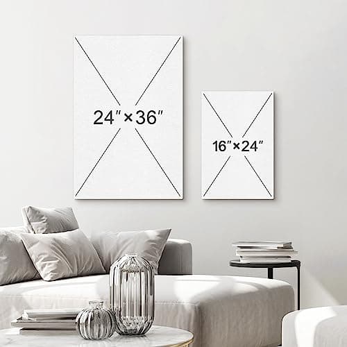 wall26 Canvas Print Wall Art Set Ski Lift on Snowy Winter Mountain Nature Wilderness Photography Realism Rustic Scenic Relax/Calm Multicolor for Living Room, Bedroom, Office - 16"x24"x3 Panels — view 5