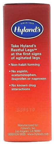 Hyland's Restful Legs Tablets, Natural Itching, Crawling, Tingling and Leg Jerk Relief, Quick Dissolving Tablets, 50 Count — view 4