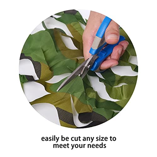 GRVCN Camo Netting Camouflage Net, Bulk Roll Sunshade Mesh Nets for Hunting Blind Shooting Military Theme Party Decorations — view 3