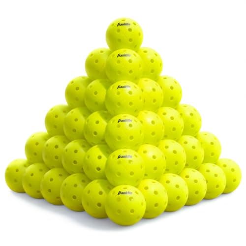 Franklin Sports X-40 Outdoor Pickleballs, Official Ball of USA Pickleball, APP Tour + US Open, Regulation Size (40)