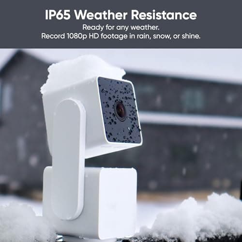 WYZE Cam Pan v3, Indoor/Outdoor IP65-Rated 1080p Pan/Tilt/Zoom Wi-Fi Smart Home Security Camera with Color Night Vision, 2-Way Audio, Compatible with Alexa & Google Assistant, Free Expert Setup — view 5