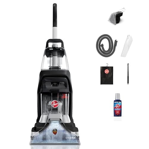 Hoover PowerScrub XL Pet Carpet Cleaner Machine, for Upholstery and Hard Floors, Deep Cleaning Shampooer with Multi-Purpose Tools, Powerful Suction, Perfect for Pets, FH68010VCA, Black