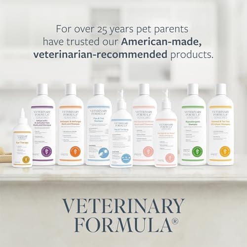 Veterinary Formula Flea and Tick Shampoo for Dogs and Cats, 16 oz — view 7