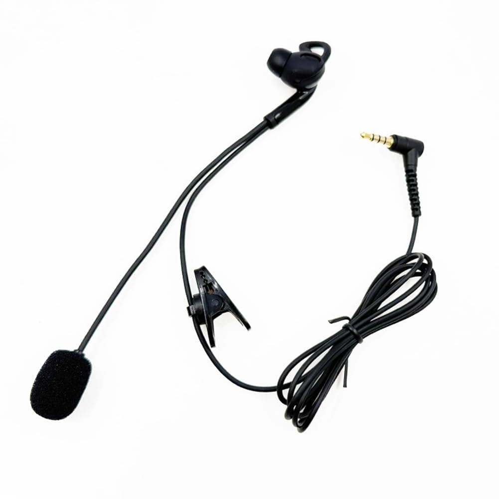 Motorcycle Helmets Compatible 3.5mm Plug Elbow Plug Earphone Headphones Intercom Mic Headset — view 4