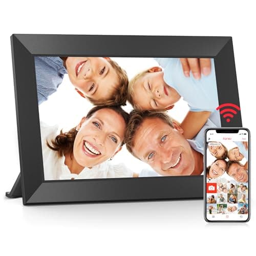 Frameo 10.1 Inch WiFi Digital Picture Frame, 1280x800 HD IPS Touch Screen Photo Frame Electronic, 32GB Memory, Auto-Rotate, Wall Mountable, Share Photos/Videos Instantly via Frameo App from Anywhere