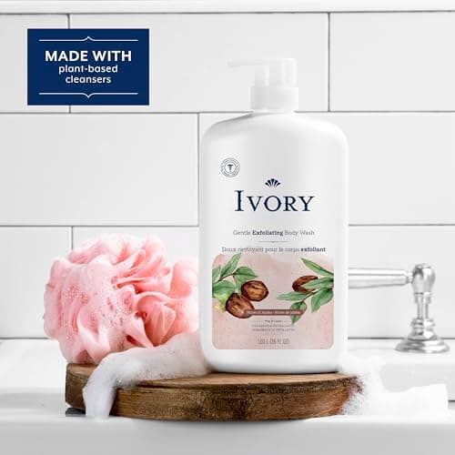 Ivory Gentle Exfoliating Body Wash, Notes of Jojoba Scent, 1.03 L — view 5