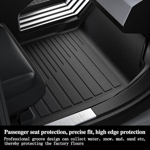 AltraVos Floor Mats for All-New 2024 2025 2026 Chevrolet Traverse 8 Seats-2 Row Bench Seat,TPE All Weather Protection Trunk Mat Covering Backrest Mat for Chevy Traverse — view 3