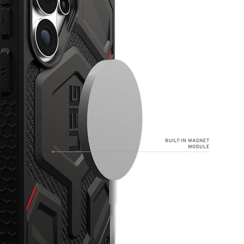 URBAN ARMOR GEAR UAG for Samsung Galaxy S26 Ultra Case 6.9" Monarch Pro - Magnetic Charging Compatible Rugged Military Drop Tested Protective Cover, Kevlar Black — view 4