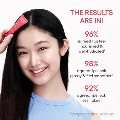 LANEIGE Lip Glowy Balm, Berry: Sheer Tinted Lip Moisturizer with Shea Butter, for Hydrating Shine & Soft Lips — view 5