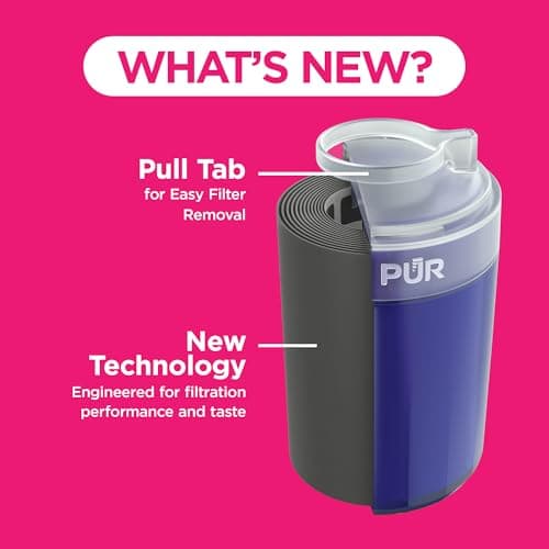 PUR PLUS Faucet Mount Replacement Water Filter 2-Pack, Genuine PUR Filter, 3-in-1 Powerful, Natural Mineral Filtration, Lead Removal, 6-Month Value, Blue (RF99992) — view 2