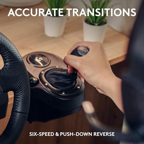 Logitech G Driving Force Shifter – Compatible with G29, G920 & G923 Racing Wheels for-PlayStation-5-Playstation-4-Xbox-Series X|S-Xbox-One, and-PC