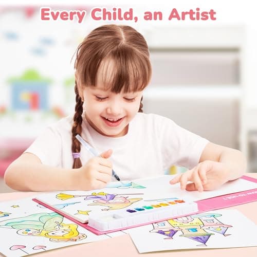 JoyCat Paint with Water Coloring Books for Toddlers (Magical Pony) — view 2