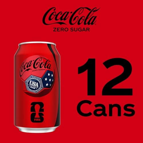 Coca-Cola Zero Sugar Soda Soft Drink Fridge Pack Cans, 12 fl oz, 12 Pack — view 4