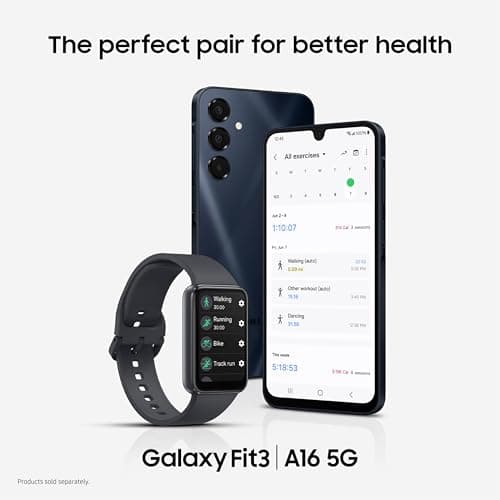 Samsung Galaxy A16 5G 128GB Cell Phone, Unlocked Android Smartphone, Large AMOLED Display, Durable Design, Super Fast Charging, Expandable Storage, US Version, 2025, Blue Black (Renewed) — view 4