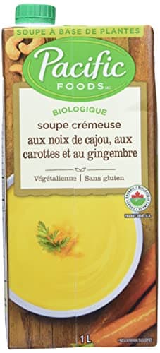 Pacific Foods Organic Cashew Carrot Ginger Soup, 1L — view 3