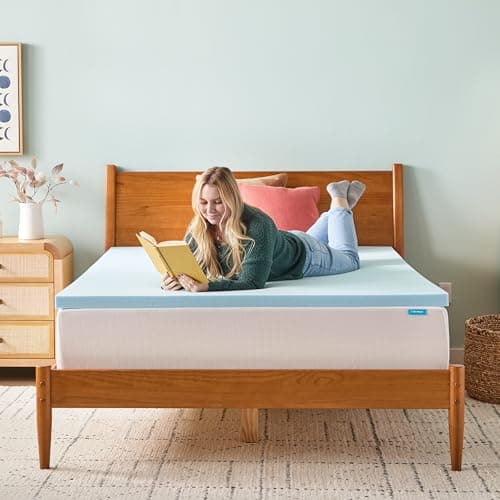 Linenspa 2 Inch Memory Foam Mattress Topper, Gel Infused Full XL Mattress Topper, CertiPUR-US Certified — view 6