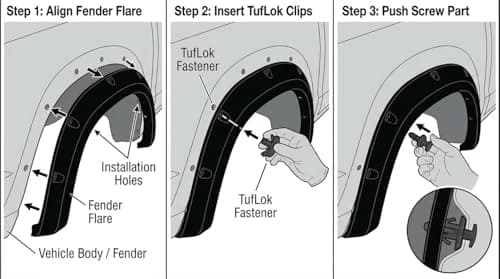 Orvak Fender Flares for 1999-2006 Silverado/Sierra — view 5