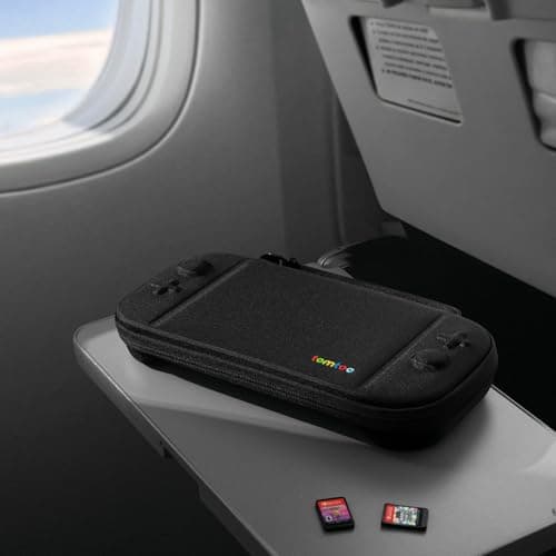 tomtoc Slim Carrying Case for Nintendo Switch 2 Model 2025, Odorless Felt Protective Hard Shell with 12 Game Card Slots, Portable Travel Storage Case with Original Patent and Military Grade Protection — view 8
