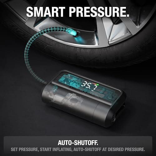 NOCO Air AL5: Cordless Tire Inflator – Portable Rechargeable Air Compressor with USB-C – 17 LPM Inflates 0–40 PSI in 7 Minutes – Digital Gauge + Auto-Shutoff – For Tires up to 31-Inches — view 4
