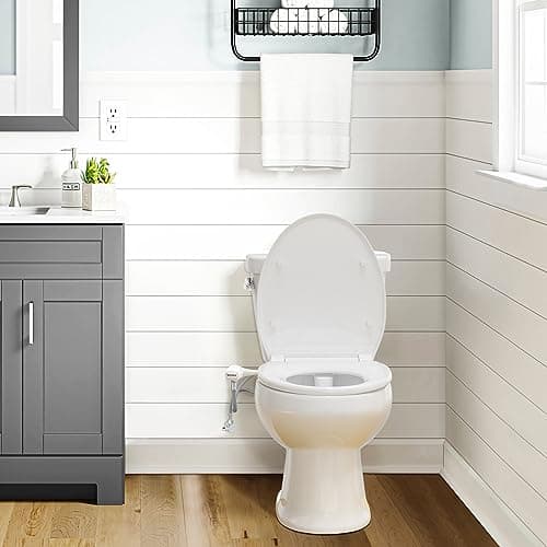 SAMODRA Ultra-Slim Bidet Attachment, Minimalist Non-Electric Dual Nozzle (Frontal & Rear Wash) Adjustable Water Pressure, Fresh Water Bidet Toilet Seat Attachment, Easy to Install — view 6