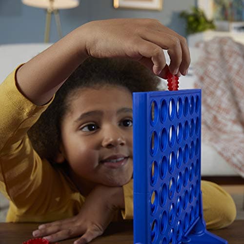 Hasbro Gaming Connect 4 Classic Grid, 4 in a Row Game, Strategy Board Games for Kids, 2 Players for Family and Kids, Easter Gifts for Boys and Girls, Ages 6+ — view 4