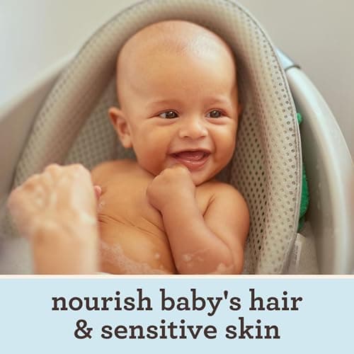 Aveeno Baby Wash and Shampoo - Gentle 2-in-1 Body Wash with Natural Oat Extract for Sensitive Skin - Tear-Free, Hypoallergenic Cleanser, Free from Parabens, Sulfates & Dyes - 975ml — view 4