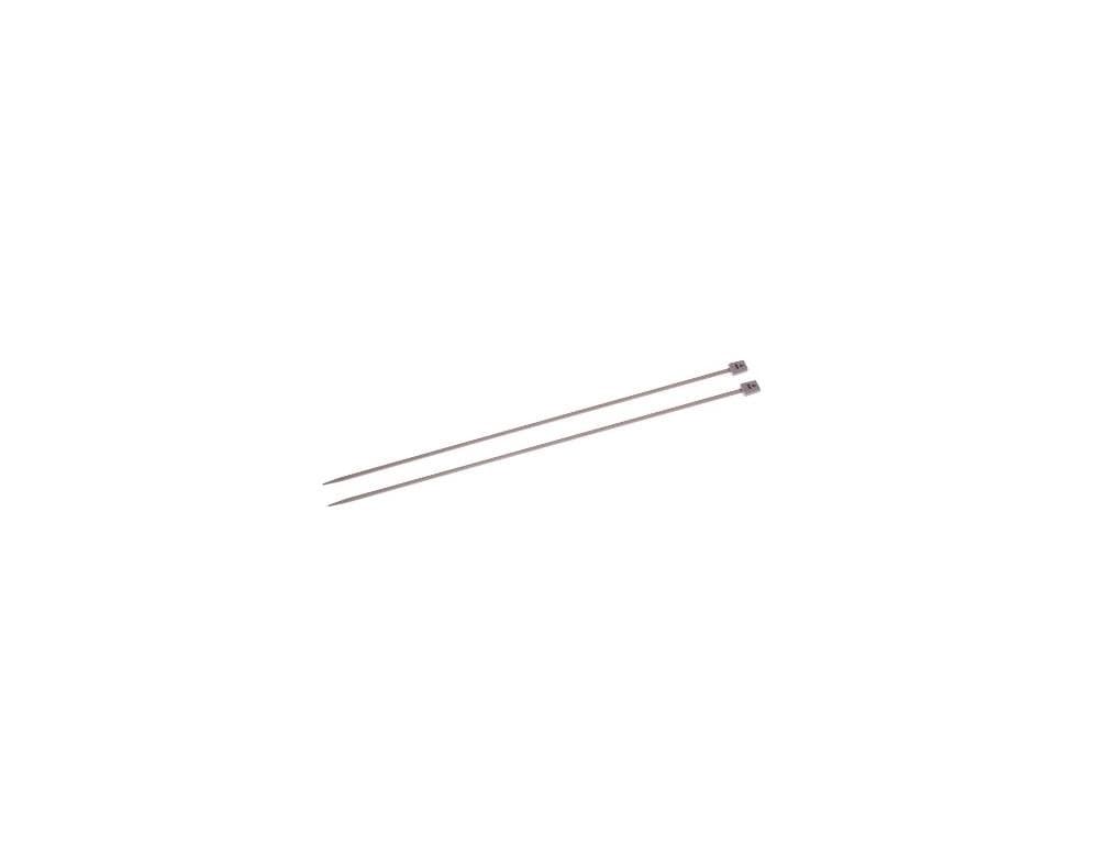 Pony Single Ended Classic Knitting Pins - 25Cm x 3.00mm, grey