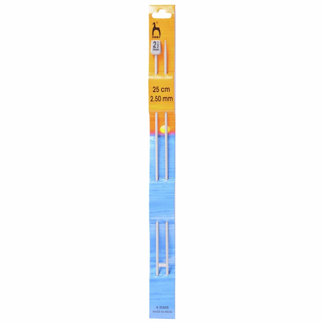 Pony Single Ended Classic Knitting Pins - 25Cm x 3.00mm, grey — view 3