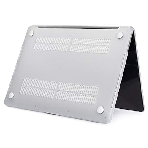 Se7enline Compatible with MacBook Pro Case 16 inches Ultra Thin Hard Protective Laptop Cover 2019/2020/2021 for Mac Pro 16-inch A2141 with Touch Bar&Silicone Keyboard Cover, Frost Transparent — view 4