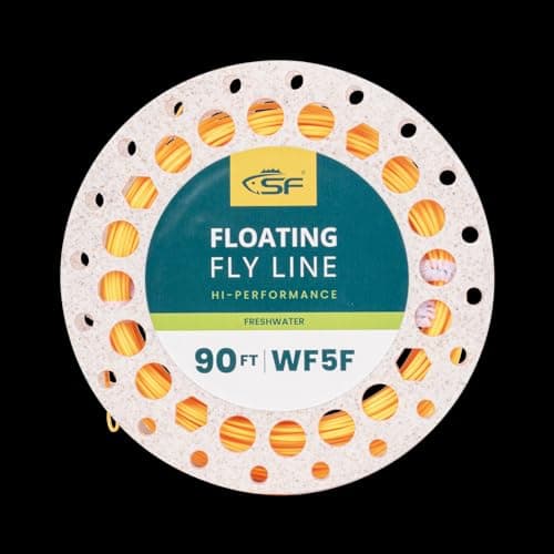 SF Fly Fishing Floating Line with Welded Loop Weight Forward Fly Lines # Orange 90FT WF7F — view 6