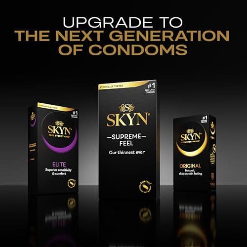 SKYN Elite Condoms - 22 Count - Ultra-Thin, Lubricated Latex-Free Condoms — view 5