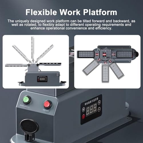 300W Heated Phone Screen Glass Separator with Anti-Slip Platform & Strong Suction Base for Efficient Screen Repair & Reverse Split Technology — view 2