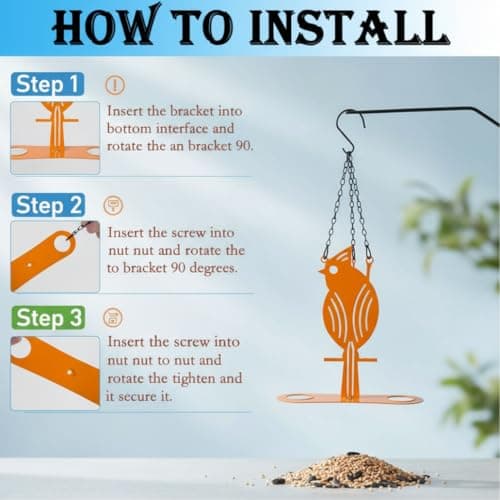 Double Ring Outdoors Hanging Oriole Feeders with Fruit Holder, 2 Clear Bowls for Jelly & Mealworms, Easy to Fill & Clean Metal Bird Feeder for Garden Backyard Decor to Attract and Hummingb — view 5