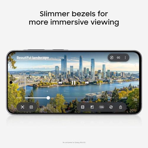 Samsung Galaxy A57 5G (2026), Unlocked Android Smartphone, 128GB, AMOLED Display, Triple Camera, IP68, 5000mAh Battery, US Version, US 1 Yr Warranty, Awesome Gray