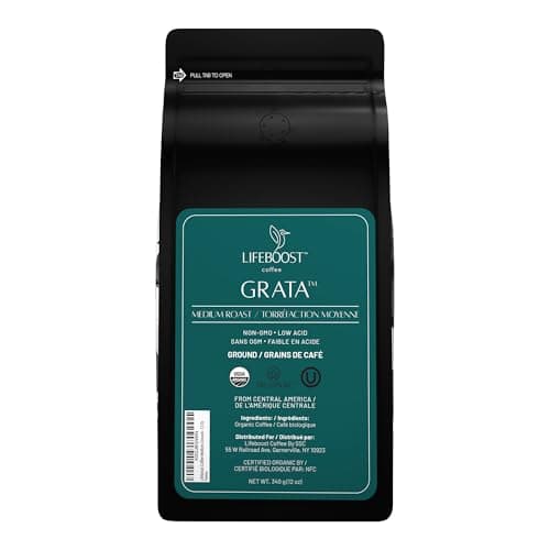 Lifeboost Medium Roast Low Acid Ground Coffee, Certified Organic — view 8