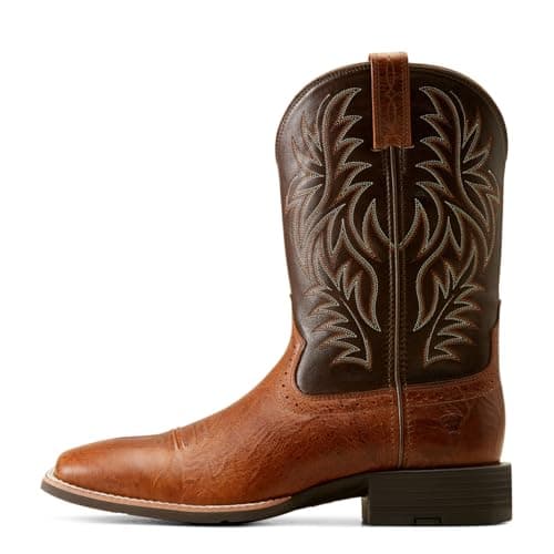 Ariat 1003599610.5D Mens Sport Western WST Penut BTR/Chga BRN 200 - Brown 10.5D