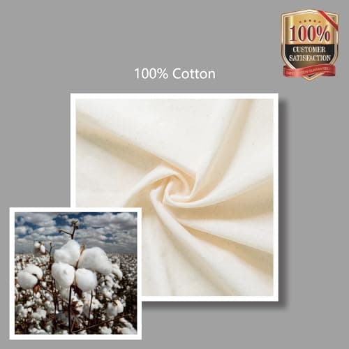 TOPDesign 10-Pack Economical 11.8"x13" Cotton Tote Bags, Lightweight Small Reusable Grocery Shopping Cloth Bags, Suitable for DIY, Advertising, Promotion, Gift, Activity — view 6