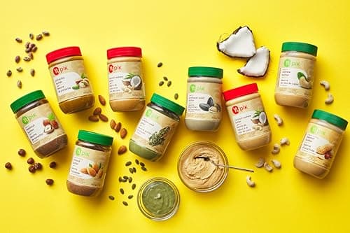 Yupik Organic Peanut Butter, 454 g, Kosher, Gluten-Free, Non-GMO, Vegan, All Natural Creamy Nut Butter, Only Peanuts, No Added Sugar, No Additives, Smooth Spread, Ideal for Snacks & Recipes — view 4
