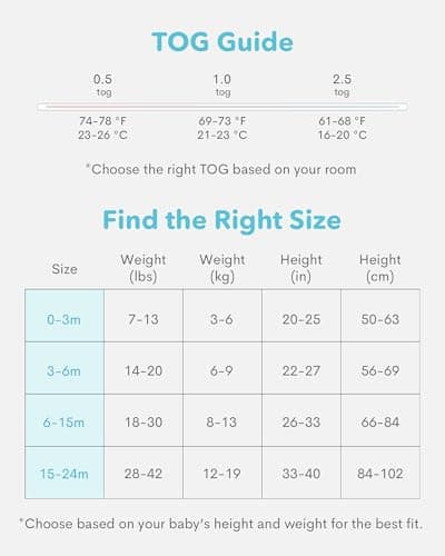 BambooSnug Soft Breathable Sleep Sack 6-12-18 Months, 1.0 TOG Bamboo Viscose Wearable Blanket Baby, Baby Sleeping Bag with 2-Way Zipper, Slate — view 5