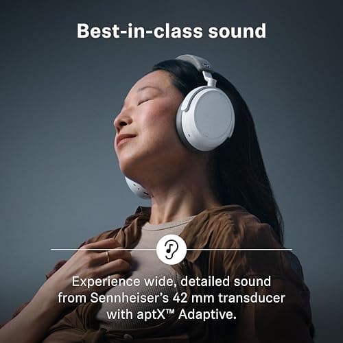 Sennheiser Momentum 4 Wireless Headphones, Bluetooth, ANC, 60h Battery