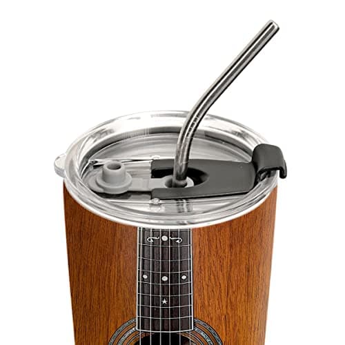 20oz Acoustic Guitar Tumbler, Guitar Chords, Guitarist, Musician Gifts, Coffee Tumbler for Men, Women, Stainless Steel Double Wall Vacuum Insulated Coffee Mug, Travel Cup with Lid — view 2