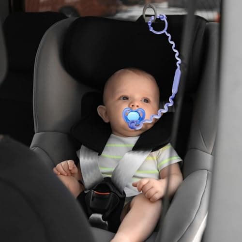 Toy Straps for Baby, Silicone Toy Straps for Stroller, Toy Safety Straps for Toy, Sippy Cup Straps, Adjustable Toy Holder for Stroller, High Chair - BPA Free (A-multi-5pk) — view 4