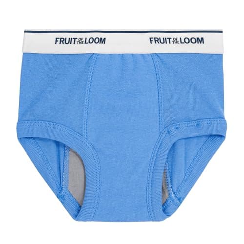 Fruit of The Loom Boys Cotton Training Brief Underwear, 3-Pack, Assorted, 2T-3T — view 4