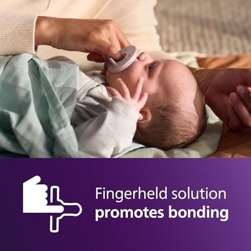 Philips Avent Soothie Baby Pacifiers - 100% Silicone Pacifiers for Babies 0-3 Months, One-piece Design, BPA-Free, Extra Durable, Lilac and Pink, 4 Pack, Model SCF190/70 — view 7