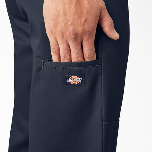 Dickies Men's Loose Fit Double Knee Twill Work Pant, Dark Navy, 32W x 34L — view 4